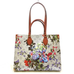 新品未使用 /トートバッグ/オンザゴーMM/シルバー/キャンバス/型番：M21233の買取実績